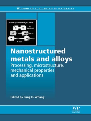 cover image of Nanostructured Metals and Alloys